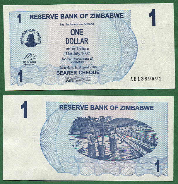 1 dólar